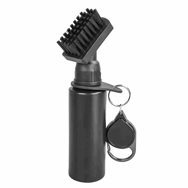 Golf Club Brush Cleaner with Retractable Clip