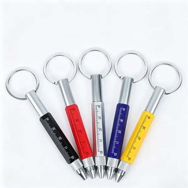 6 in 1 Metal Tool Pen with Attachment