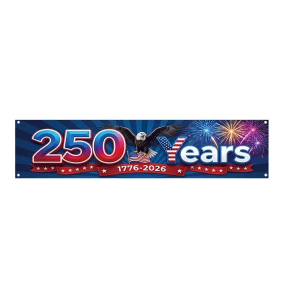 Independence Day Outdoor Flag Backdrop Decoration Banner