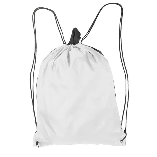 Polyester Reflector Strips Drawstring Backpack