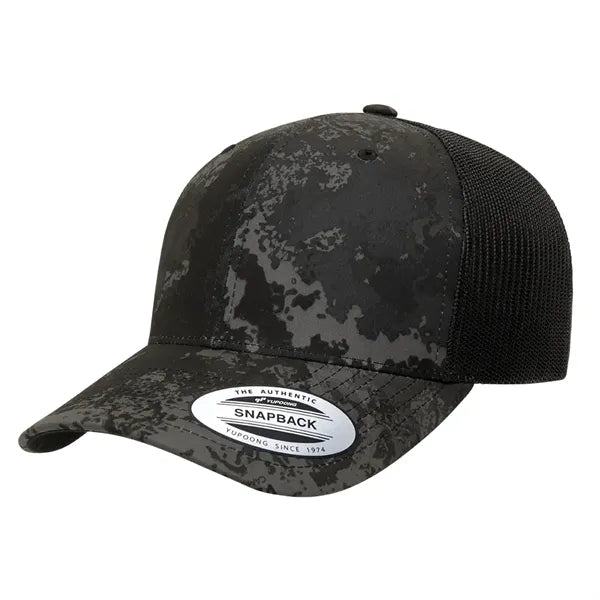 Flexfit YP Classics Veil Camo Retro Trucker Cap