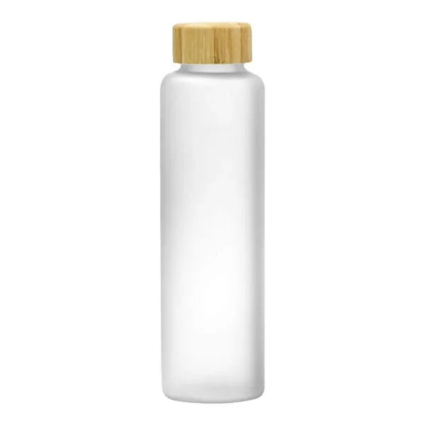 17 Oz. Belle Glass Bottle With Bamboo Lid