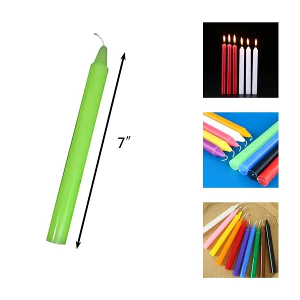 EcoGlow Colorful Taper Candle