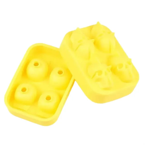Logo Spooky Multi-color Silicone Skull Ice Cube Tray