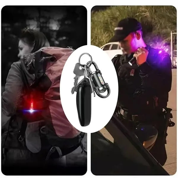 Mini bright COB walking searching hiking keychain flashlight