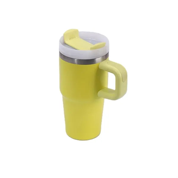 Stainless Steel Vacuum Mug with Straw - 20 oz