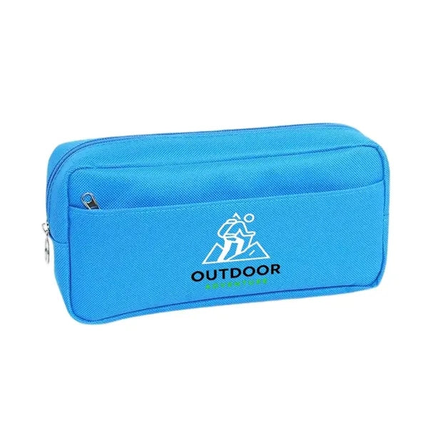 Logo Oxford Double Layer Pencil Case Organizer