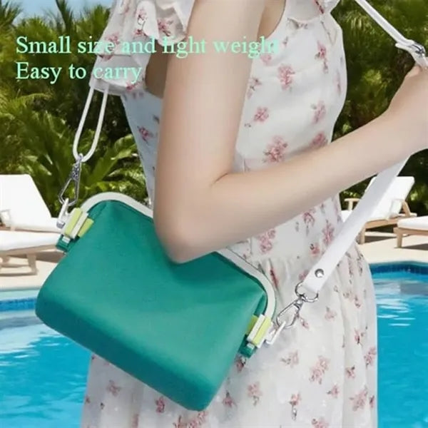 Outdoor Silicone Waterproof Folding Toiletry Beach Bag