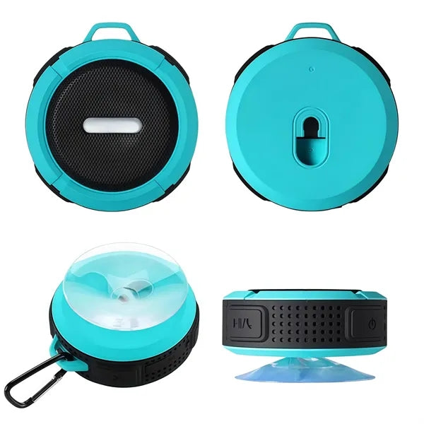 Outdoor Waterproof Wireless Camping Speaker with Suction Cup