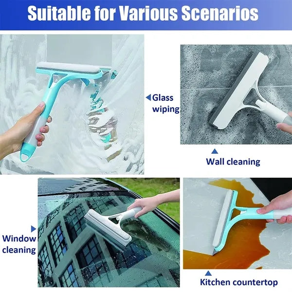 Multifunctional 3-in-1 Spray Window Cleaning Brush Tool