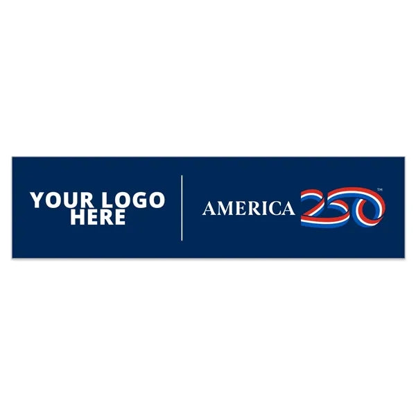America 250 TM Digital Full Color Vinyl Bumper Sticker(3"x11