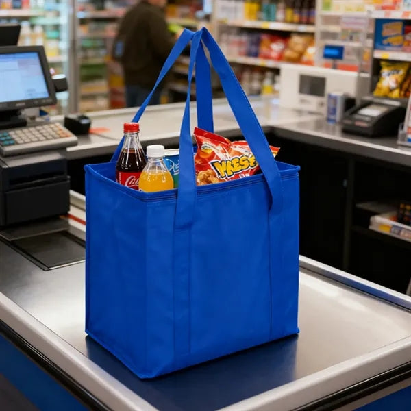 Insulated Non-Woven Cooler Bag with Zipper Closure