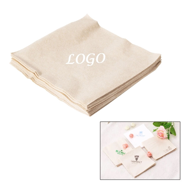 2 ply Custom Paper Napkin-Ivory