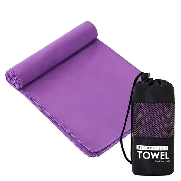 Logo Microfiber Towel Quick Dry Sports Beach