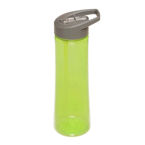 Flip Top Plastic Water Bottle with Spout, 22 oz.