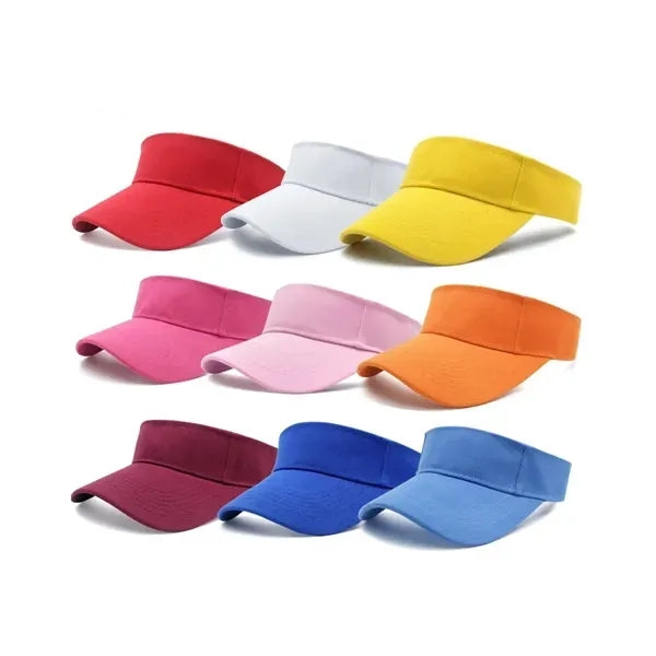 Cotton Sun Visor w/ Custom Print