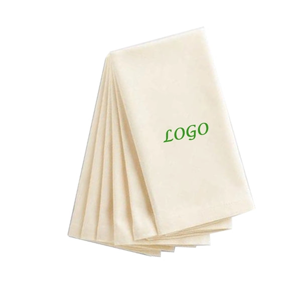 4"x 8" Custom Dinner Napkin-Ivory