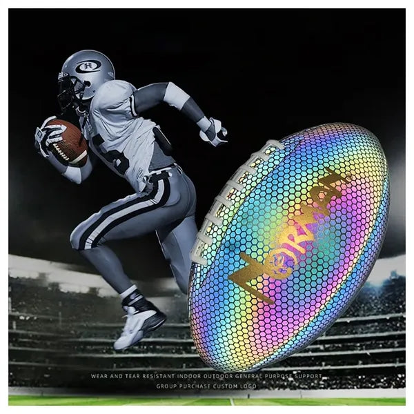 Glow-in-the-Dark PU American Football, Official Size 9
