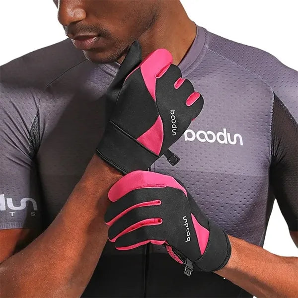 Winter Warm Full Finger Gloves Windproof Touchscreen Cycling