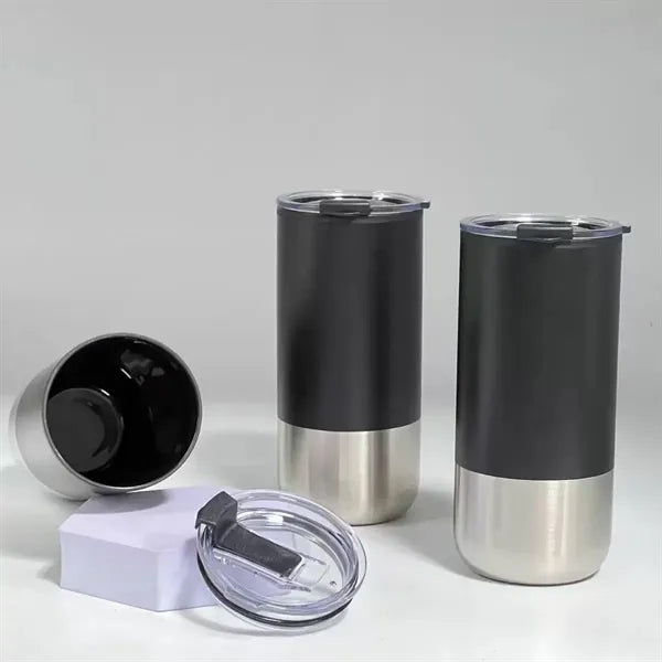 15oz Double Tumbler With Straw