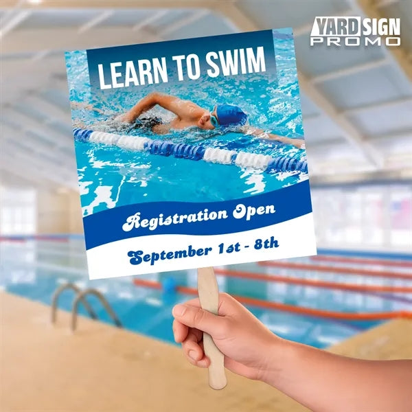 12x12"Custom Outdoor Yard Signs Swimming Regi