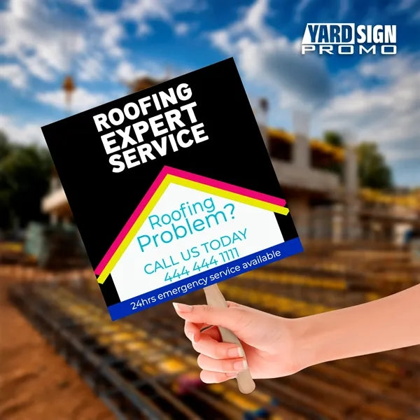 12x12 Custom Outdoor Yard Signs Roofing Expert