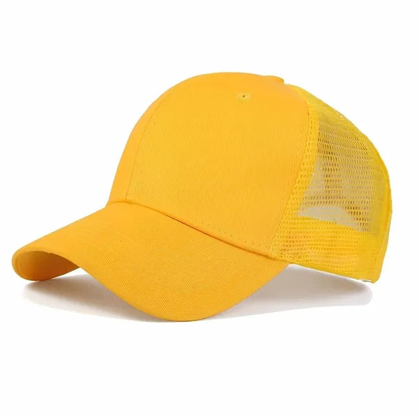 Breathable Sun Protection Mesh Cap Adjustable Baseball Hat