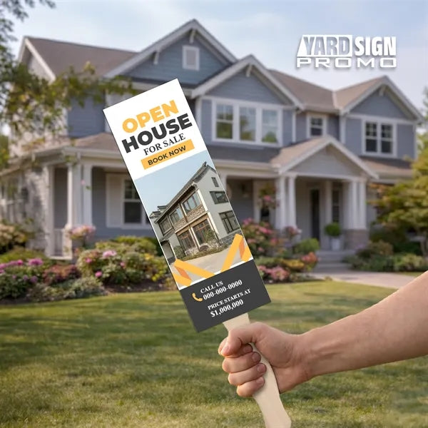 6x18 Custom Outdoor Yard Signs Open House