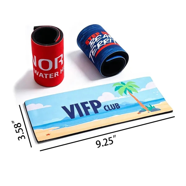 Neoprene Slap Wrap Can Cooler & Beverage Insulator