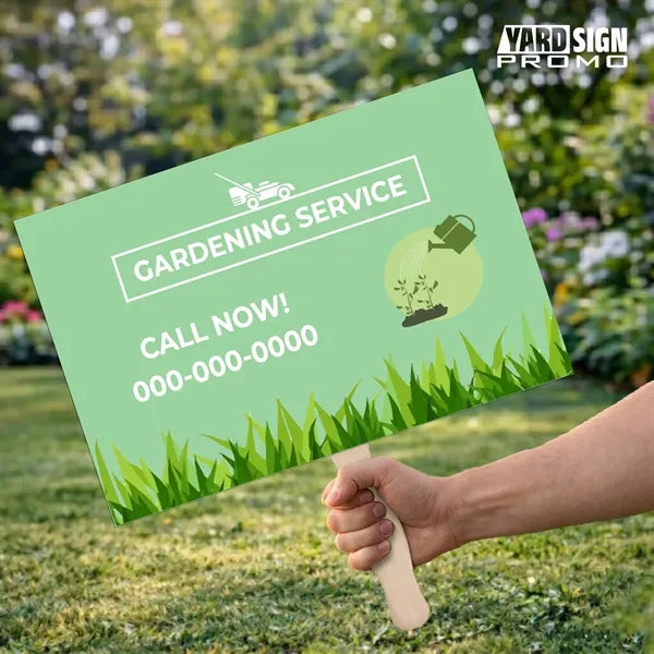 18x12 Custom Outdoor Yard Signs Gardening Service