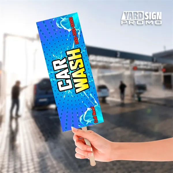 9x24 Custom Outdoor Yard Signs Car Wash Design
