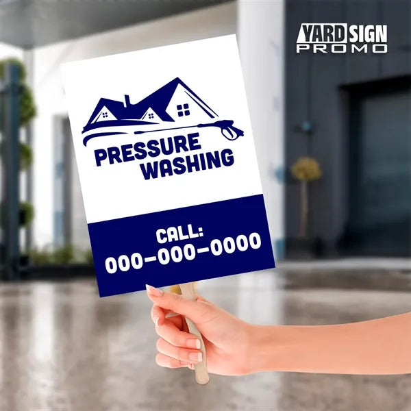 9x12 Custom Outdoor Yard Signs Pressure Wash
