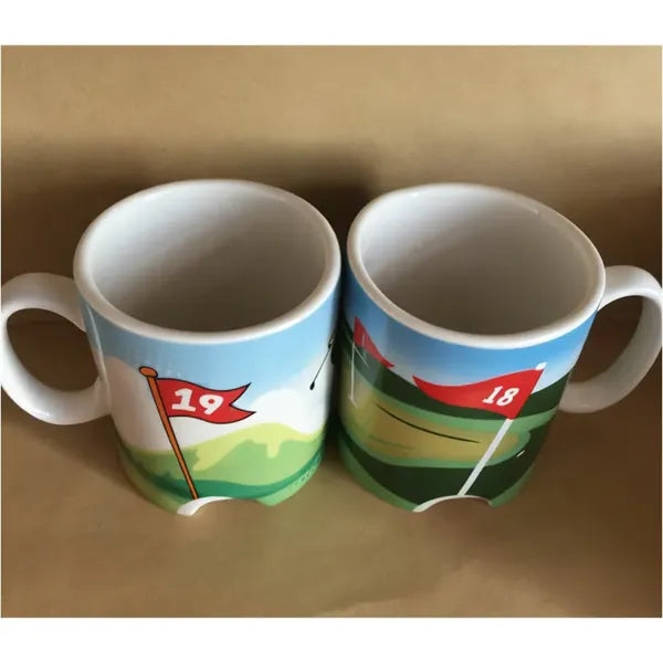 Pitch Putt ceramic mug W/Pen And Mini Golf Ball