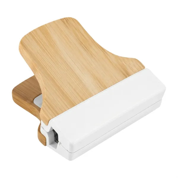 Bamboo Magnetic Clip with Pen Holder
