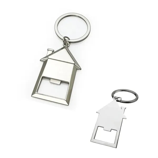 House Shaped Keychain Bottle Opener