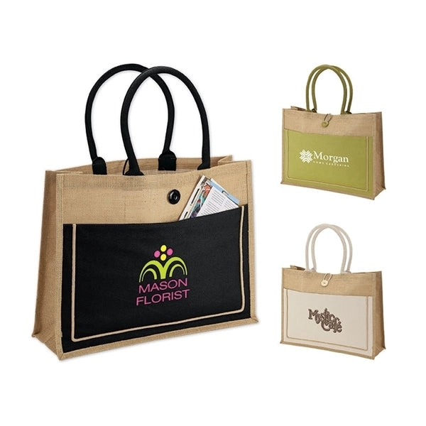 Eco-friendly Jute Shopping Tote Bag