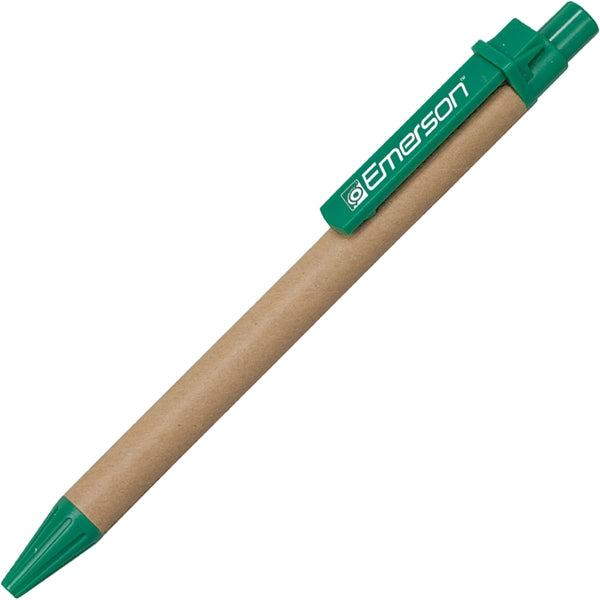 Eco Spiral Notebook with Paper Barrel Pen
