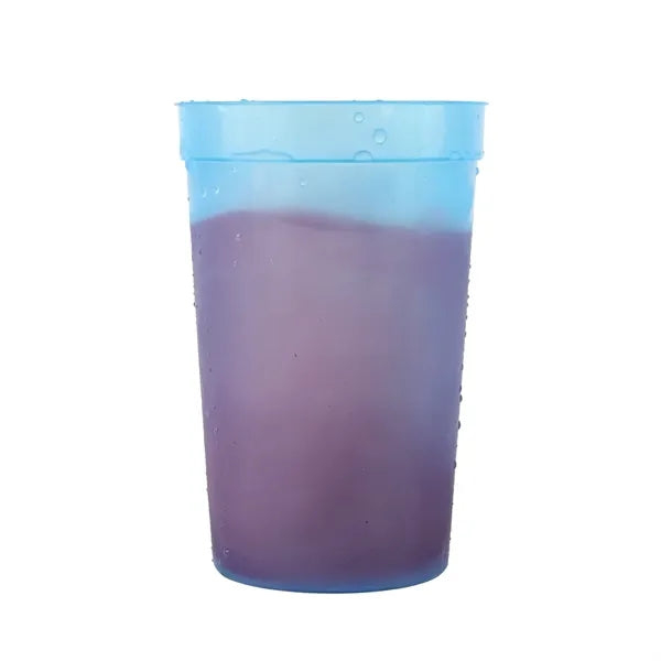 16oz Temperature Sensitive Color Changing Plastic Cup
