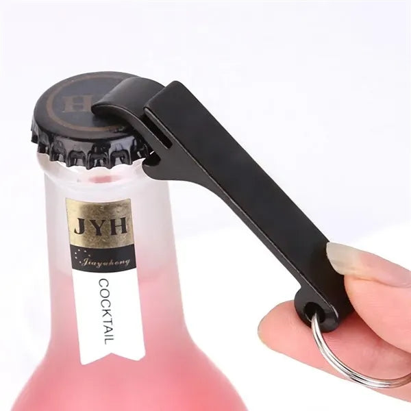 Bottle Opener Keychain Metal Logo