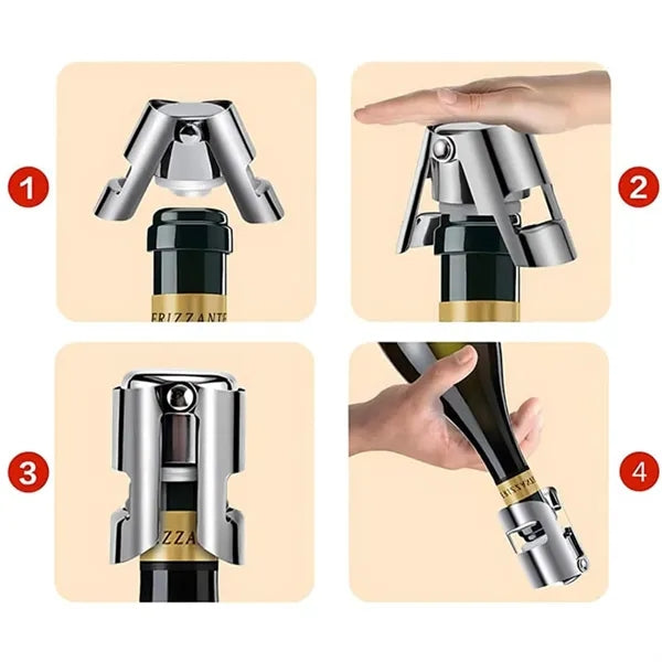 Stainless Steel Red Wine Stopper