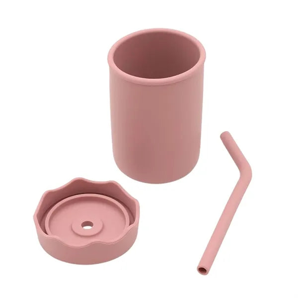 Children Silicone Straw Cup
