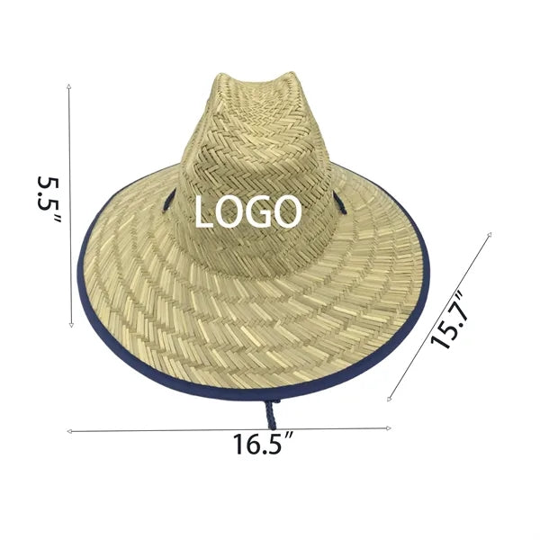 Woven Wide Brim Straw Hat
