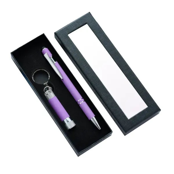 Alpha stylus pen and flashlight gift set