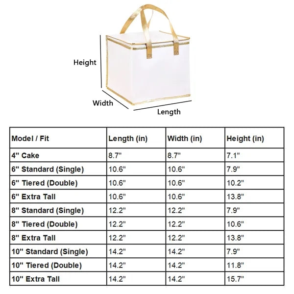 Insulated Thermal Delivery Bag Aluminum Foil Cooler Tote