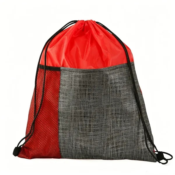 Etched Pocket Drawstring Sportpack