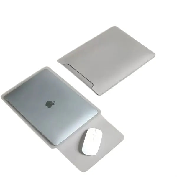 PU Leather 2-In-1 Laptop Sleeve