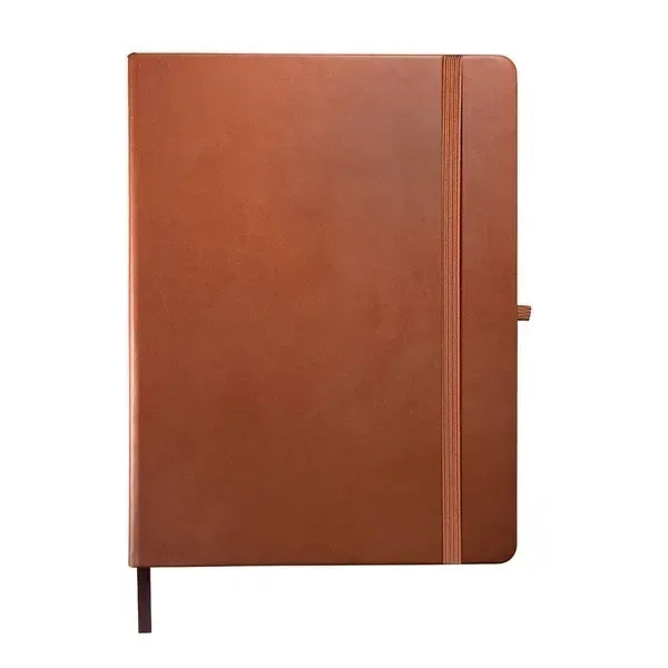 Hardcover Notebook With Pen Loop & Document Poc