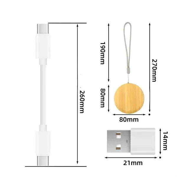 Bamboo 6-in-1 Multi Charging Cable Kit