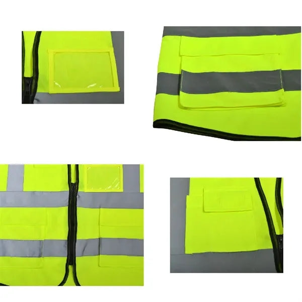Multi-pocket Reflective Vest