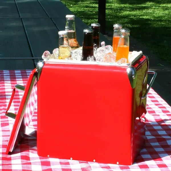 13L Outdoor Insulated Cooler Box with Carry Handle